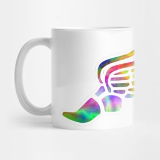 Rainbow Track Shoe Mug